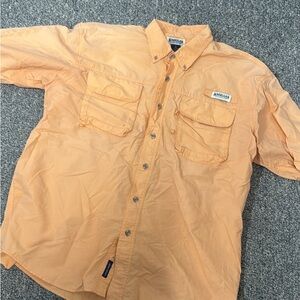 Magellan Outdoors Peach Button-Up Shirt